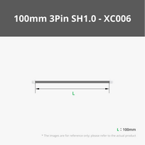 Bambu Lab 100mm Wire with 3Pin SH1.0 Connectors (2PCS) XC006 Bambulab