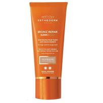 Institut esthederm Esthederm Bronz Repair Sunkissed Tinted Face Care - Moderate Anti-Wrinkle And Firming Dermatologinė apsauginė priemonė nuo saulės