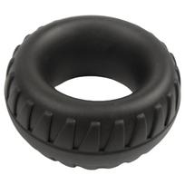 Pulselock Oak - ypač storas silikoninis varpos žiedas (juodas) - 40 mm