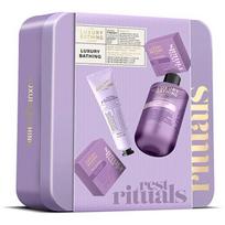 Lavender Body Care Box ( Levandule ) - Dárková sada péče o tělo v plechové dóze ( 4 ks )