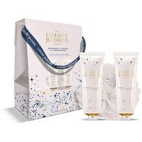 Shower Set Trio ( Bergamot, Zázvor & Lemongrass ) - Dárková sada tělové péče ( 3 ks )
