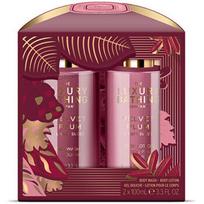 Velvet Plum & Soft Suede Body Care Duo - Dárková sada péče o tělo