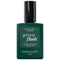 Green Flash LED Gel Top Coat - Vrchní lak