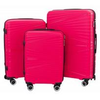 Didelis plastikinis lagaminas Gravitt PP08 D Rožinis (Peach)