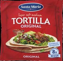 Tortilijos SANTA MARIA 8 pack 320Gx12, TTTSNM7311311020599