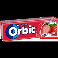 Kramtomoji guma ORBIT Strawberry Stickpack, 14 g, KGGORT50173464