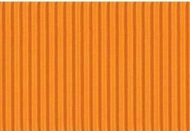 Gofruotas kartonas 50x70cm Folia oranžinis, KKPMPL230041