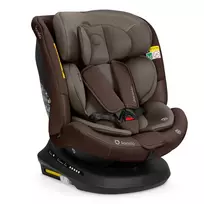 360° pasukama autokėdutė Lionelo Bastiaan Plus I-size 9-36 kg., Beige chocolate