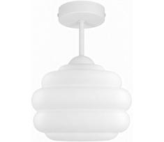 BRILAGI - LED Paviršinis šviestuvas RETRO GLASS 1xE27/60W/230V skersmuo 20 cm baltas