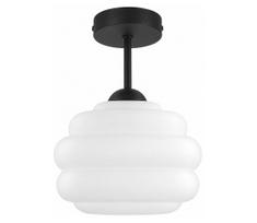 BRILAGI - LED prigludęs lubinis šviestuvas RETRO GLASS 1xE27/60W/230V skersmuo 20 cm juoda/balta
