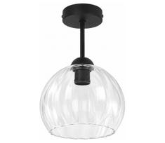 BRILAGI - LED lubinis šviestuvas RETRO GLASS 1xE27/60W/230V skersmuo 25 cm juodas/skaidrus