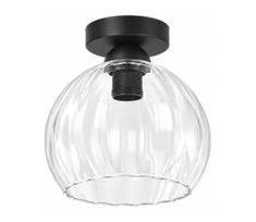BRILAGI - LED lubinis šviestuvas RETRO GLASS 1xE27/60W/230V skersmuo 25 cm juodas/skaidrus