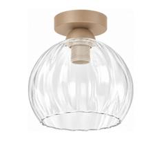 BRILAGI - LED lubinis šviestuvas RETRO GLASS 1xE27/60W/230V skersmuo 25 cm smėlinis/skaidrus