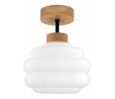 BRILAGI - LED prie lubų montuojamas šviestuvas RETRO GLASS 1xE27/60W/230V skersmuo 20 cm ąžuolas/balta