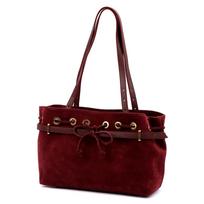 Camilla PREMIUM 10.005 bordo spalvos odinė rankinė