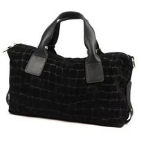 Luka 26-119 CROCO juoda odinė rankinė