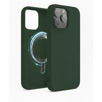 Dėklas "TM MagSafe Silicone" skirtas iPhone 13 Pro Max / Green /