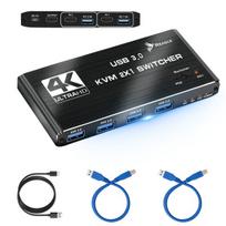 REAGLE SWITCH HDMI 4K 60Hz 2X1 HDMI 2.0 4x USB 3.0 HDCP 2.2 KVM perjungiklis