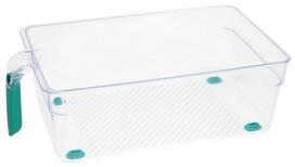 Šaldytuvo organizavimo dėžutė Kitchen&GO, 27 cm x 16 cm, skaidri sp.