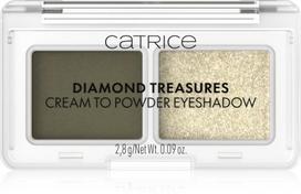 Akių šešėliai Catrice Diamond Treasures Cream To Powder, 2.8 g, olive twinkl 040
