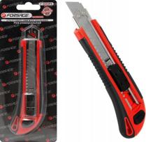Laužomųjų ašmenų peilis Forsage F-5055P4, 23 cm, plastikas/plienas, 1 vnt.