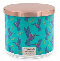 Žvakė, aromatinė Frida Kahlo Lavender Luxe, 50 - 60 h, 400 g, mėlyna sp.