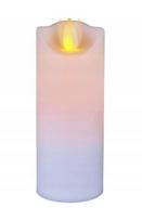 Led žvakė su liepsnos efektu,Cortina 15 cm. baltos spalvos spalvos