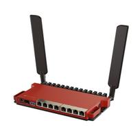 MikroTik L009 | Wi-Fi Router | L009UiGS-2HaxD-IN, 2.4GHz, AX600 Wi-Fi 6, 8 x RJ45 1000Mb/s, 1 x 2.5Gb/s SFP