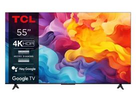 TV Set|TCL|55''|4K/Smart|3840x2160|Wireless LAN|Bluetooth|Google TV|55V6B – Outlet, atnaujinta (refurbished), gera būklė