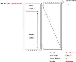 Capture Capture SHIPLABEL102X192-FF etykiet do nadruku | SHIPLABEL102X192-FF | 5715063276815