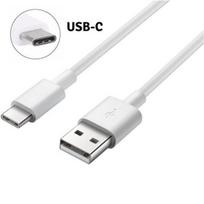 USB-C Laidas Balta Įkroviklis [Suderinamas su Xiaomi REDMI NOTE 8 PRO / NOTE 7 PRO] USB-C Tipas Prievadas USB Ilgis 1 Metras [Phonillico®]