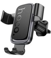 Juodas automobilinis telefono laikiklis " Hoco air vent H80 Gravity"