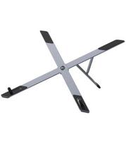 Pilkas sulanstomas stalinis laikiklis - stovas nešiojamam / planšetiniam kompiuteriui "Forcell F-Grip Fold Stand X Pro"
