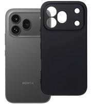 Juodas dėklas Honor 600 Pro telefonui "Silicone Case"