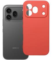 Raudonas (Peach) dėklas Honor 600 Pro telefonui "Silicone Case"