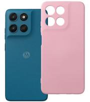 Rožinis dėklas Motorola G57 / G57 Power telefonui "Silicone Case"
