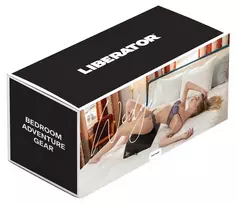Liberator Wedge pozicionavimo pagalvė, juoda, 61x35,5x18 cm