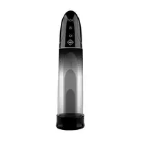 Pumped by Shots LuvPump įkraunama automatinė penio pompa, 20 cm, juoda