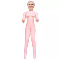 S-Line by Shots Greedy Gilf pripučiama sekso lėlė, žilais plaukais, 150 cm