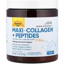 Country Life, Didelės koncentracijos „Maxi-Collagen®“ + peptidai, bekvapis, 213 g