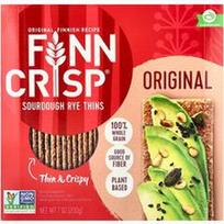 Finn Crisp, Raugintos tešlos ruginės tešlos juostelės, originalios, 200 g