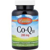 Carlson, CoQ10, 200 mg, 120 minkštųjų kapsulių