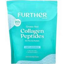 Further Food, Žole šeriamų karvių kolageno peptidai, be skonio, 12 pakelių po 0,71 uncijos (20 g)