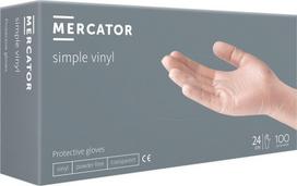 Mercator Medical Mercator Vinylex vinilinės pirštinės, be pudros (100vnt.) - L