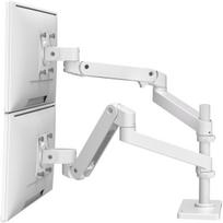 Ergotron LX Pro - Befestigungskit (Doppelarm) - für 2 LCD-Displays - Aluminium - weiß - Bildschirmgröße: bis zu 61 cm (bis zu 24 Zoll) | 45-690-290 | 698833091717