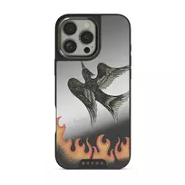 Fire Is Catching - iPhone 16 Pro Case, Elite Mirror Dark (MagSafe) / Gunmetal