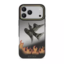 Fire Is Catching - iPhone 17 Pro Max Case, Elite Mirror Dark (MagSafe) / Gold