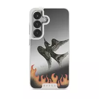 Fire Is Catching - Samsung Galaxy S25 Plus Case, Elite Mirror Light (Magnetic) / Silver