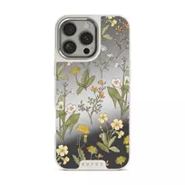 District Wildflowers - iPhone 16 Pro Max Case, Elite Mirror Light (MagSafe) / Silver