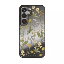 District Wildflowers - Samsung Galaxy S25 Case, Elite Mirror Dark (Magnetic) / Gold